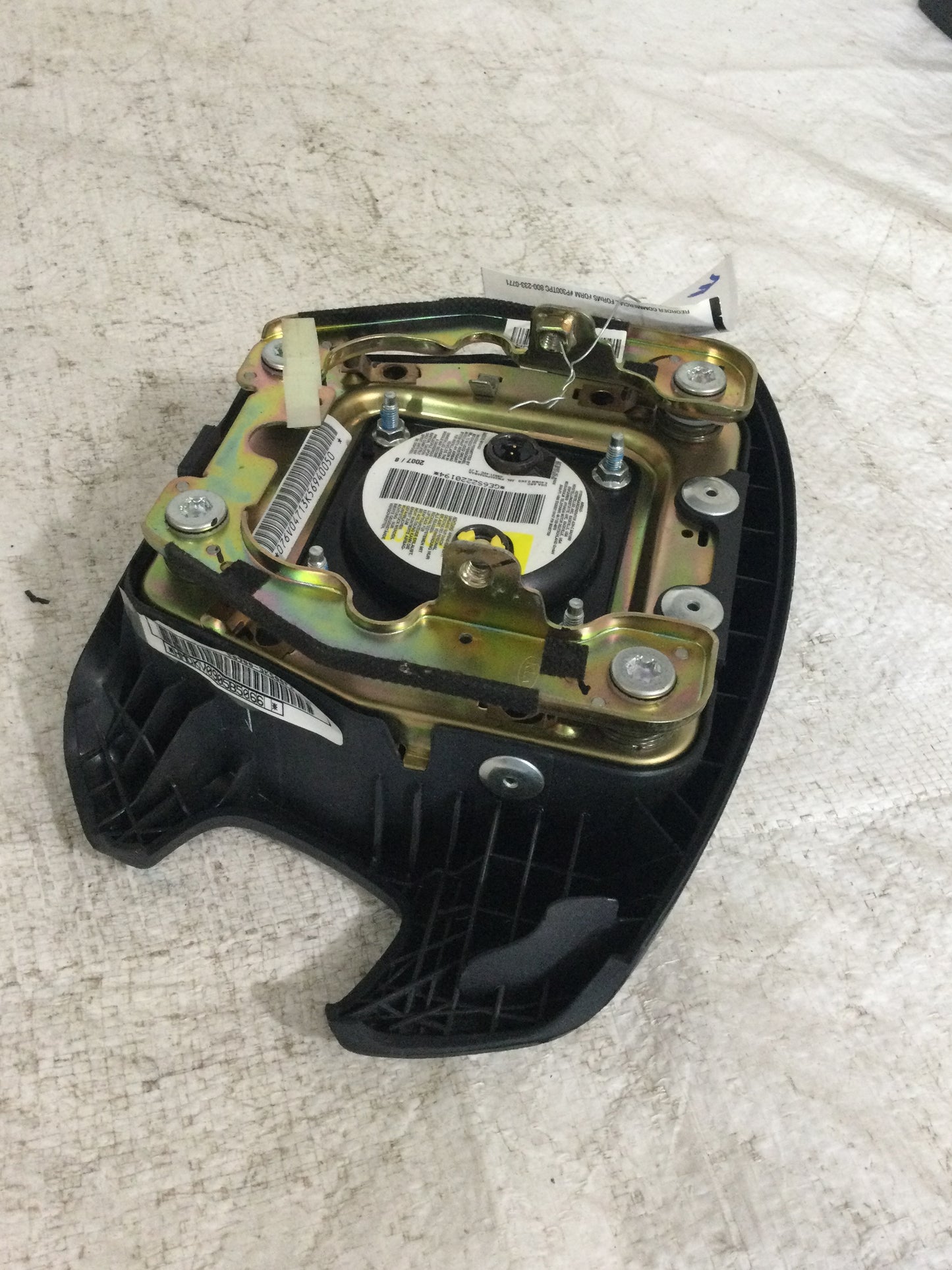 2008 HYUNDAI SANTA FE DRIVER WHEEL AIRBAG