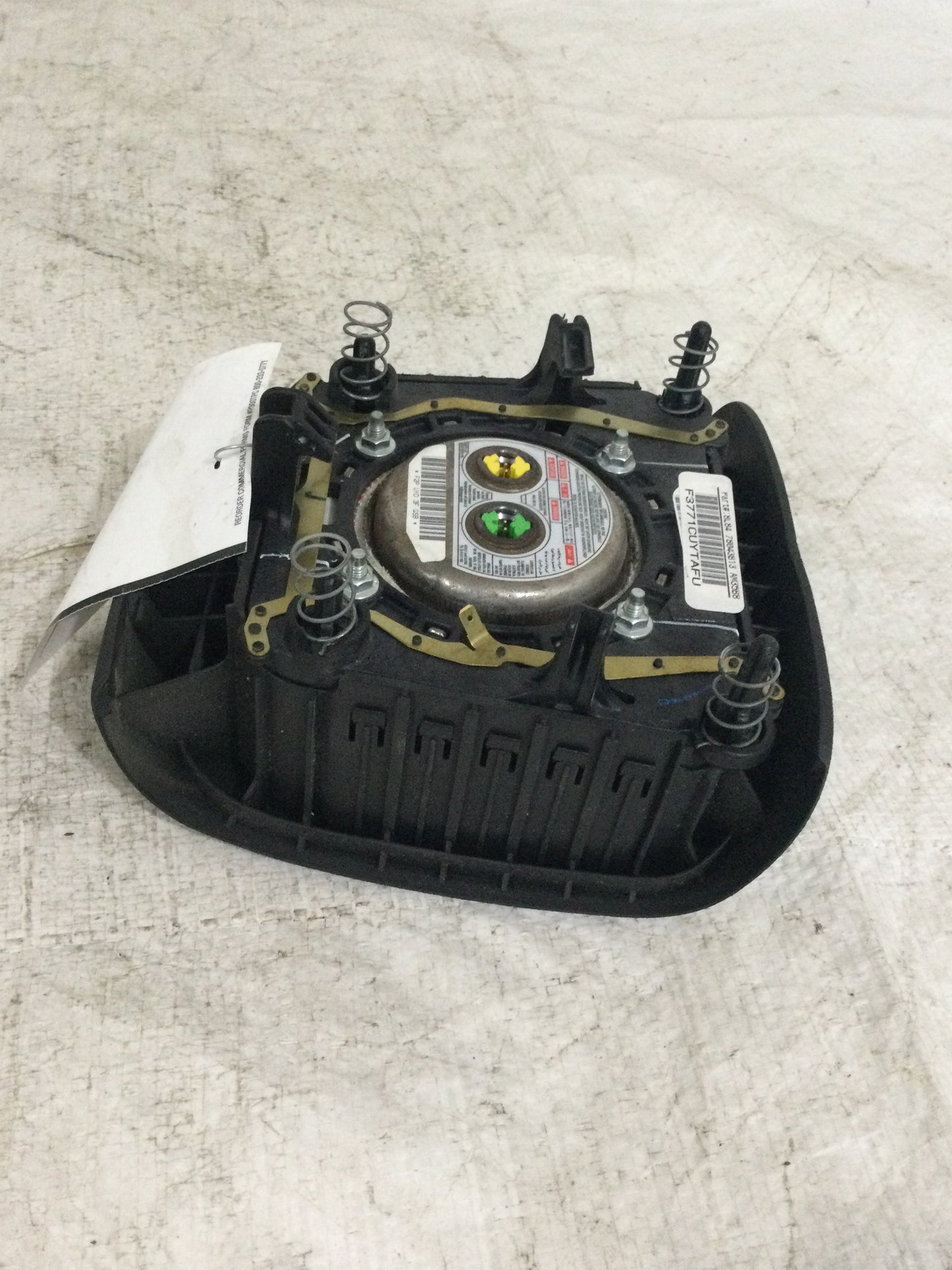 2012 FORD ESCAPE DRIVER WHEEL AIRBAG